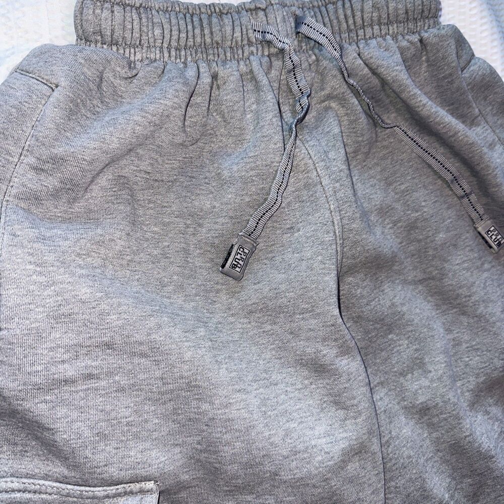 Pro Club Sweats Gray, Very Thick Cargo Pockets size Small - Picture 2 of 9